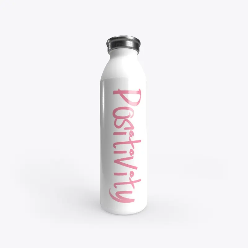 Positivity Drinkware in Pink