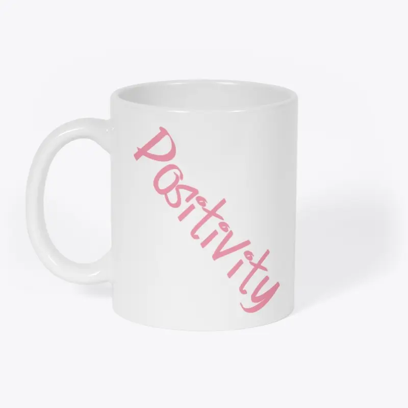 Positivity Drinkware in Pink