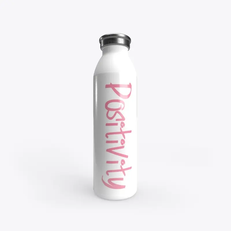 Positivity Drinkware in Pink